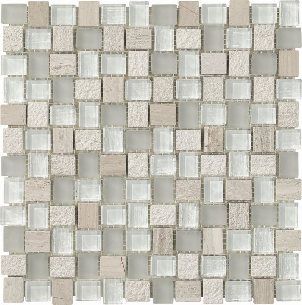 mosaico etno bianco